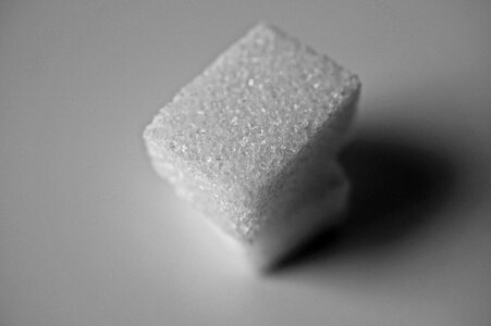 Black and white cold cube