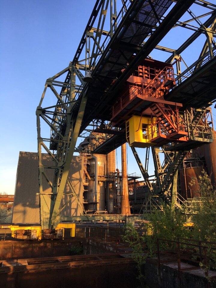 Industrial black white factory