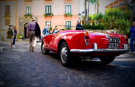 Car red street