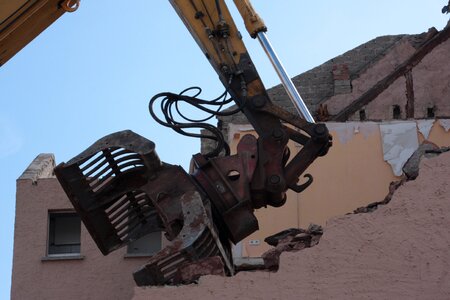 Demolition house dilapidated destroy
