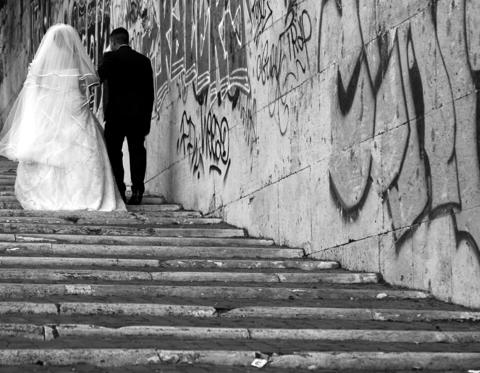 Marriage groom bride