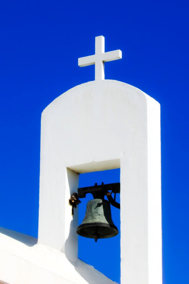 White blue architecture