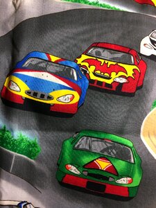 Fabric cars racing fabric