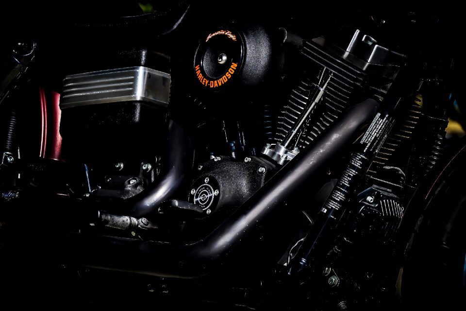 Motor davidson motorcycle photo