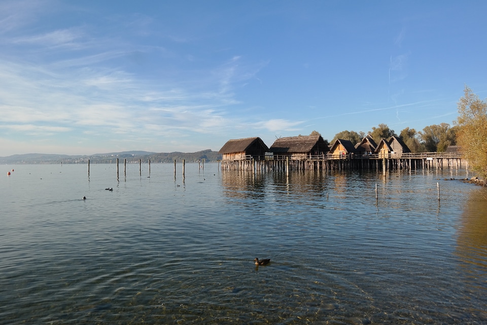 Wooden dwellings pile dwelling museum unteruhldingen pile dwelling museum