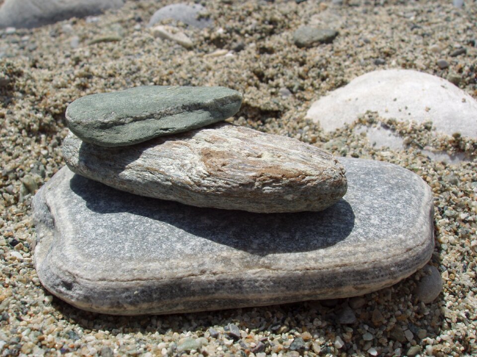 Pebble stones sea