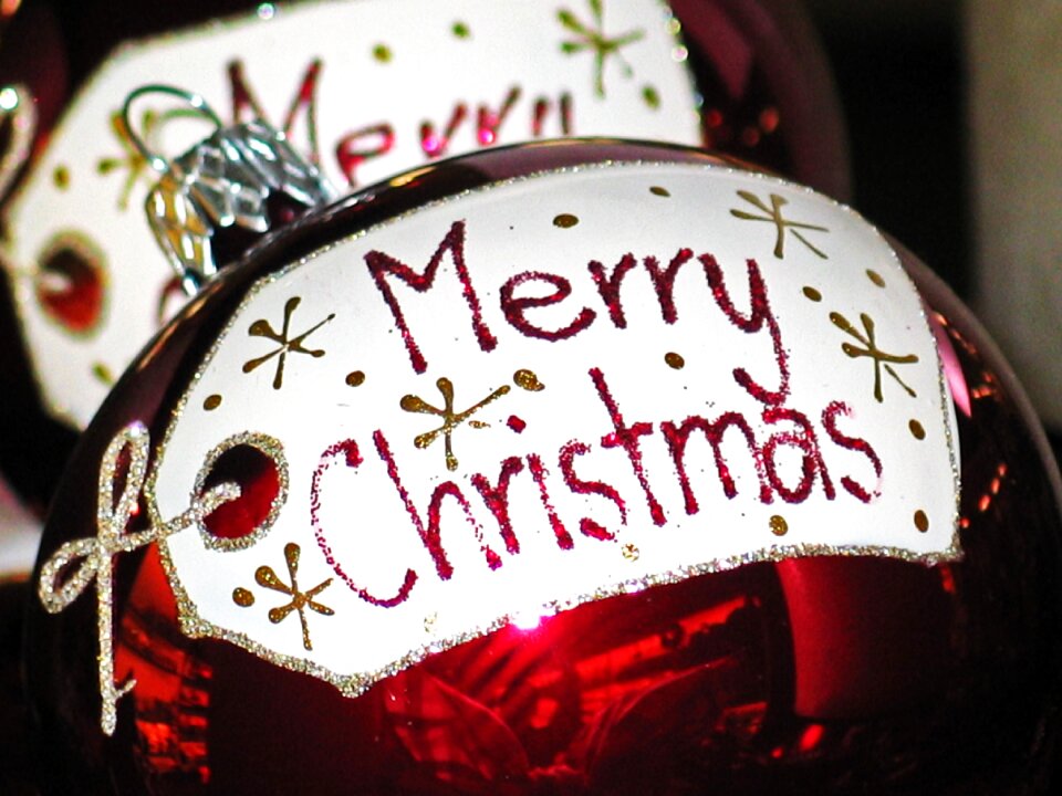 Decoration christmas bauble give