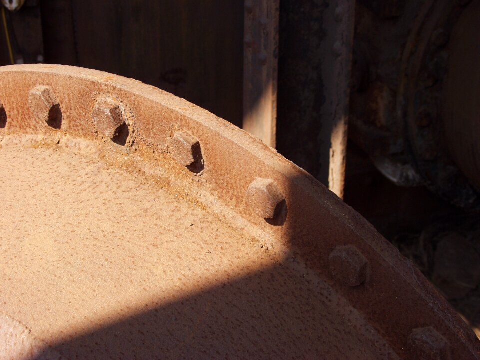 Old industry screw pipeline