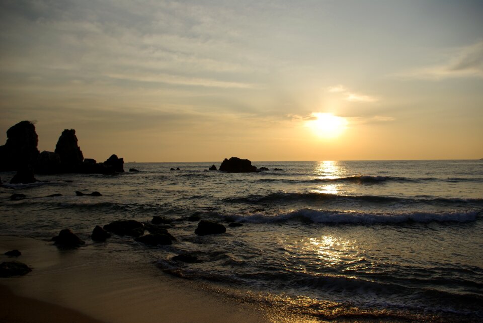 Twilight waves land