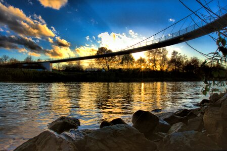 Rhine herne canal abendstimmung sunset