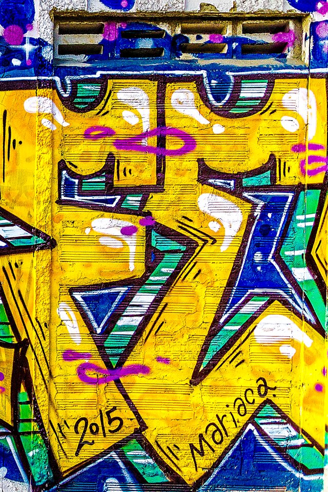 Grunge street art graffiti wall