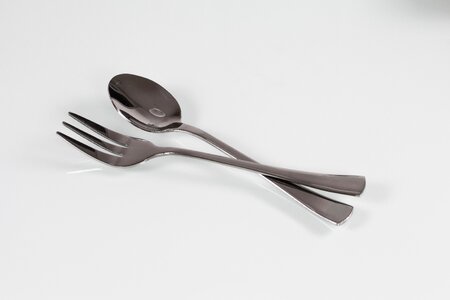 Metal eat small fork photo