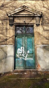 Entrance old house monument
