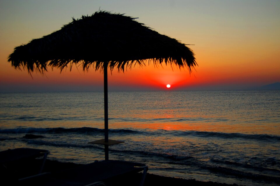 Parasol water sea