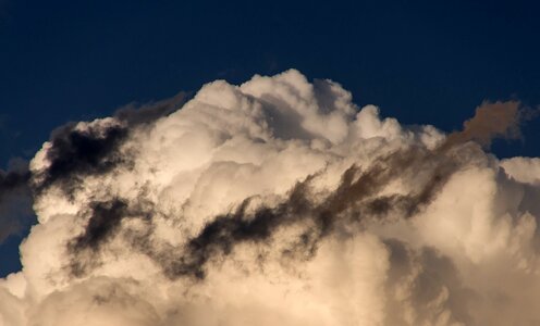 Blue dramatic shape