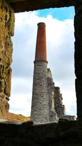 Tower chimney industrial photo