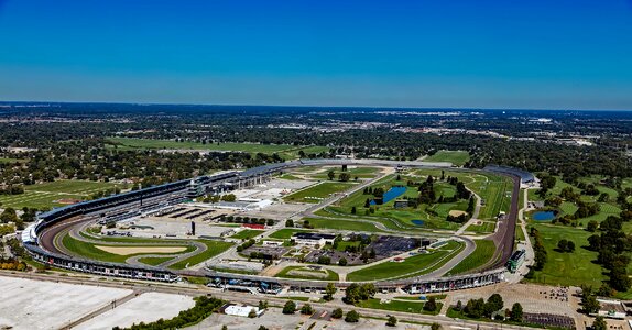 Sports stadium landscape photo