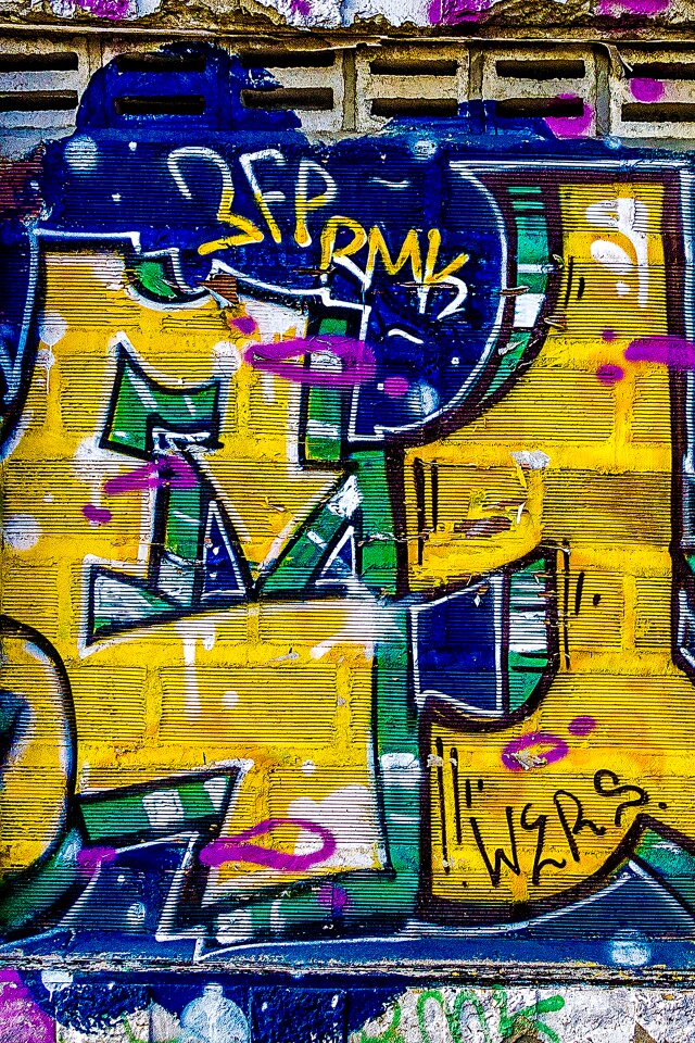 Grunge street art graffiti wall