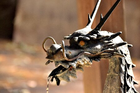 Traditional shrine head