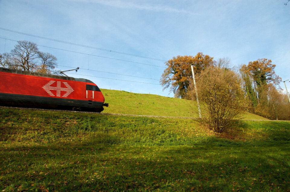 Sbb locomotive landscape
