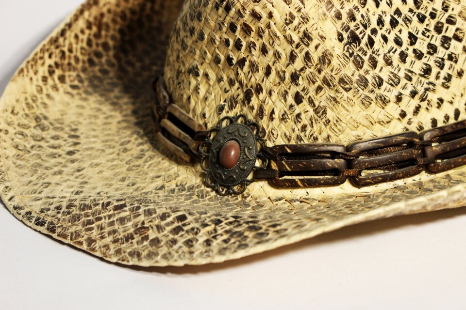 Cowboy detail headgear