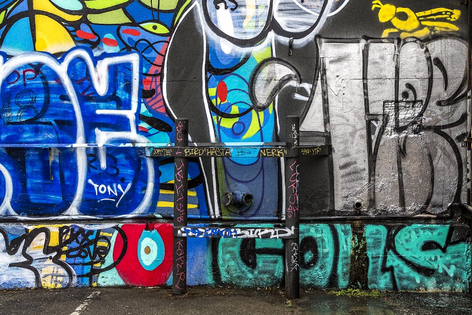 Street art graffiti wall graffiti art