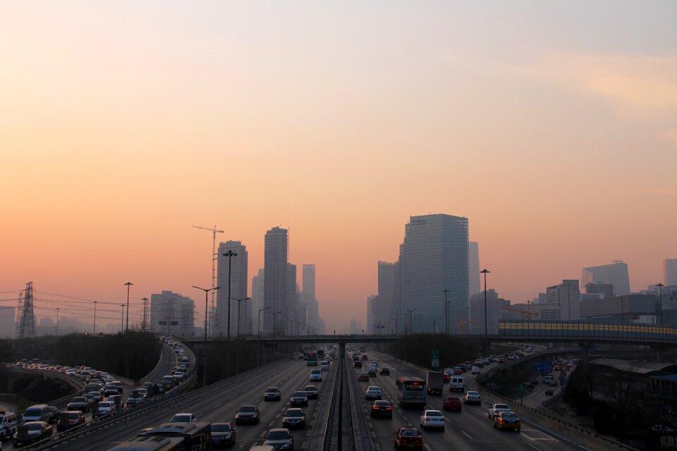 Silhouette highway road