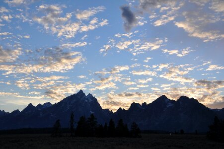 Evening sky nature