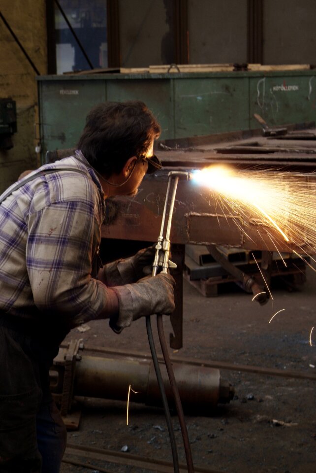Welder work welding