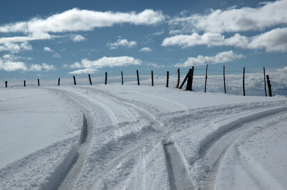 Nature landscape white