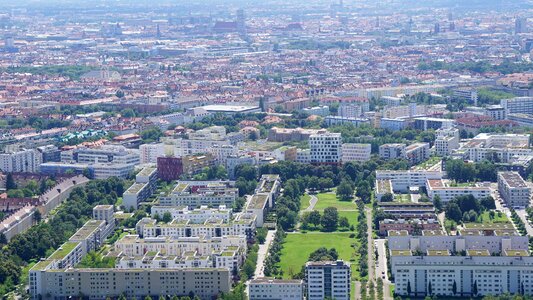 City panorama muenchen photo