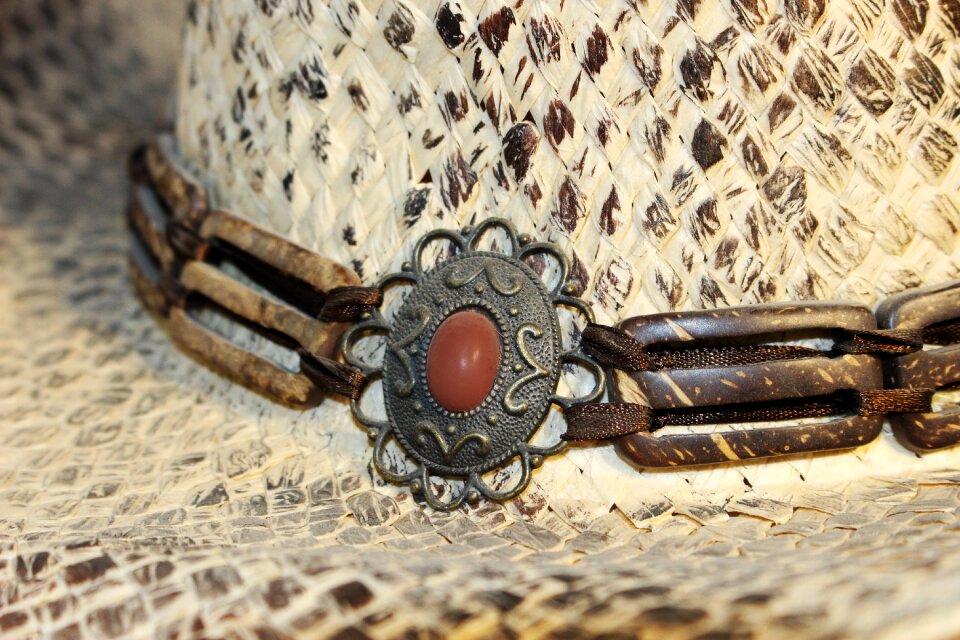 Cowboy detail headgear