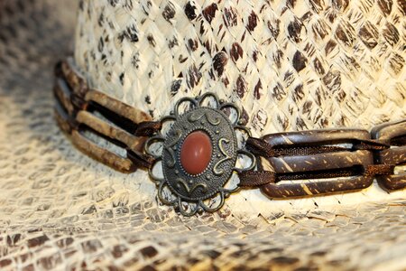 Cowboy detail headgear