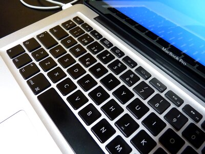 Technology laptop keys photo