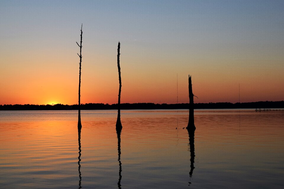 Sunset landscape nature