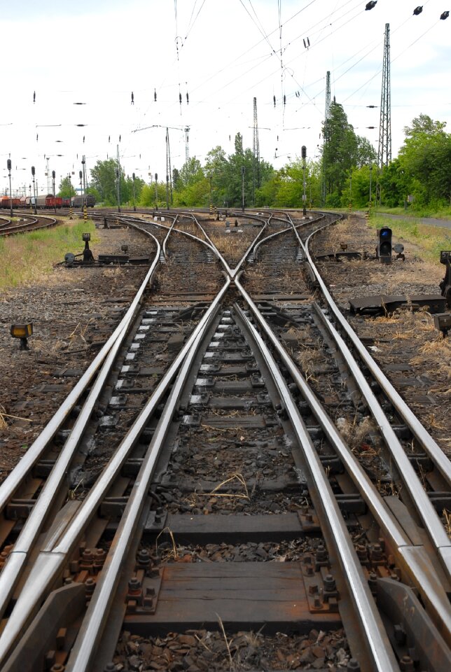 Rails train railroad tracks