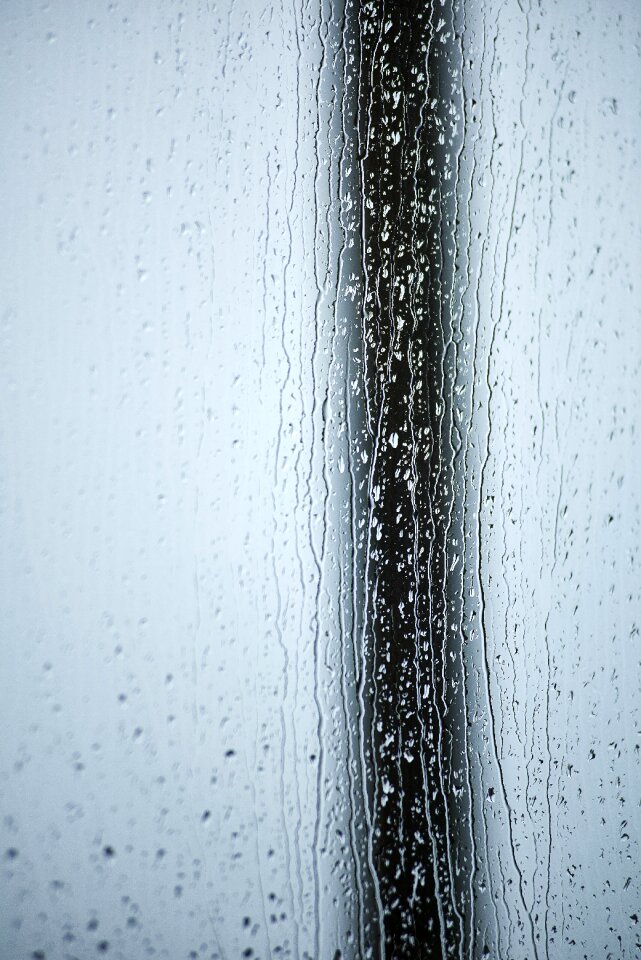 Drip water close up