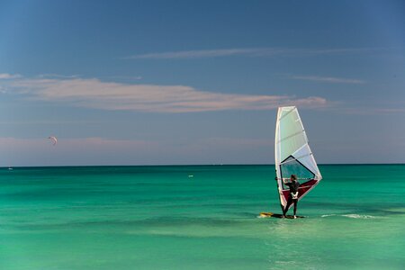 Sails ocean sailing photo