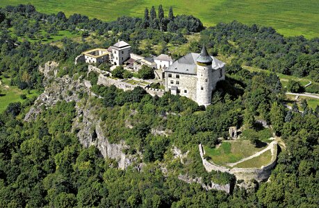 Kunětická hora aerial view czech republic