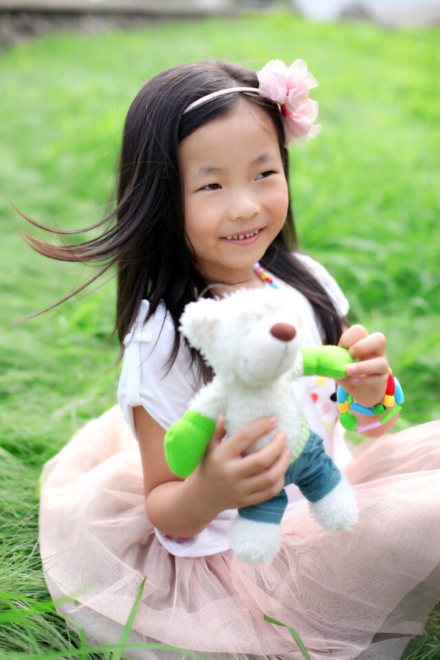 Hair clips pink skirt asia