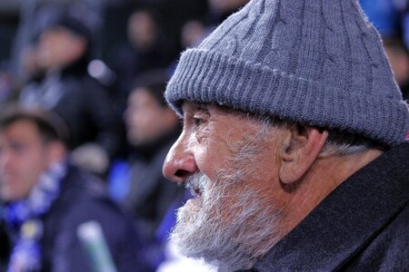 Beard cap portrait