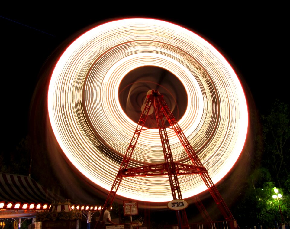 Light tivoli amusement park