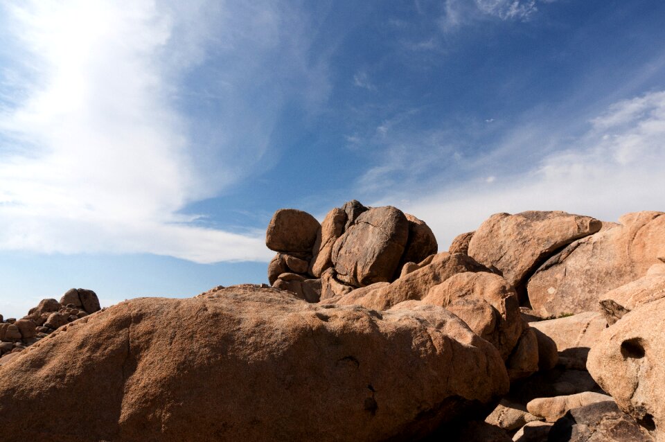 Cliffs desert california photo