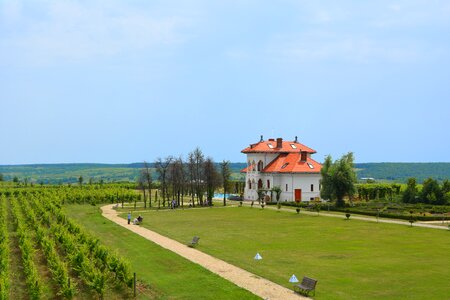 Mansion view landscape