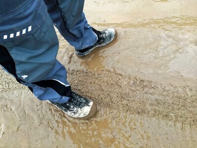 Dirt dirty workplace