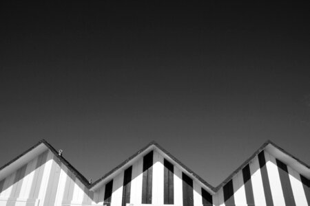 White architectur stripes photo