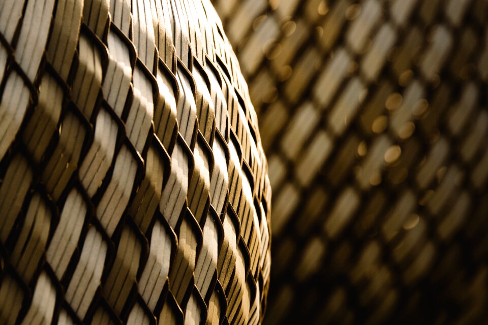Background natural material woven