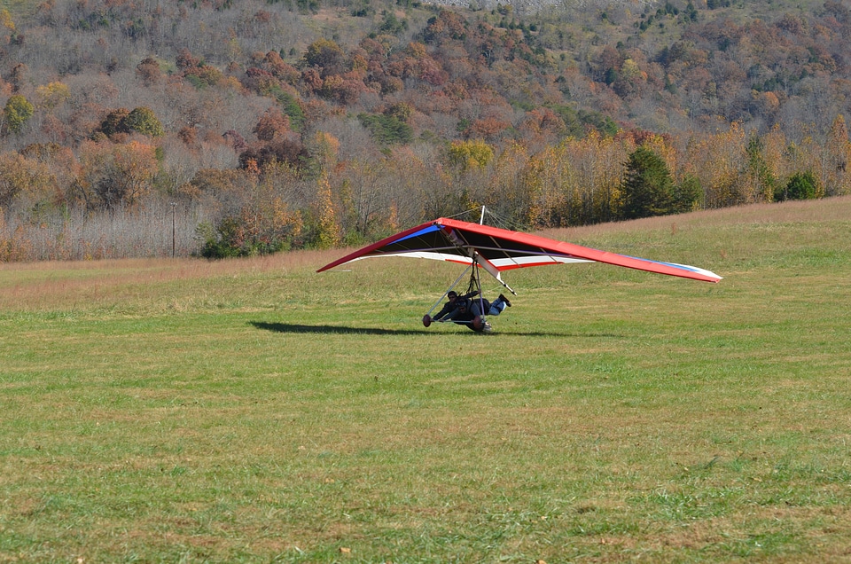 Paragliding adventure bums hang gliding photo