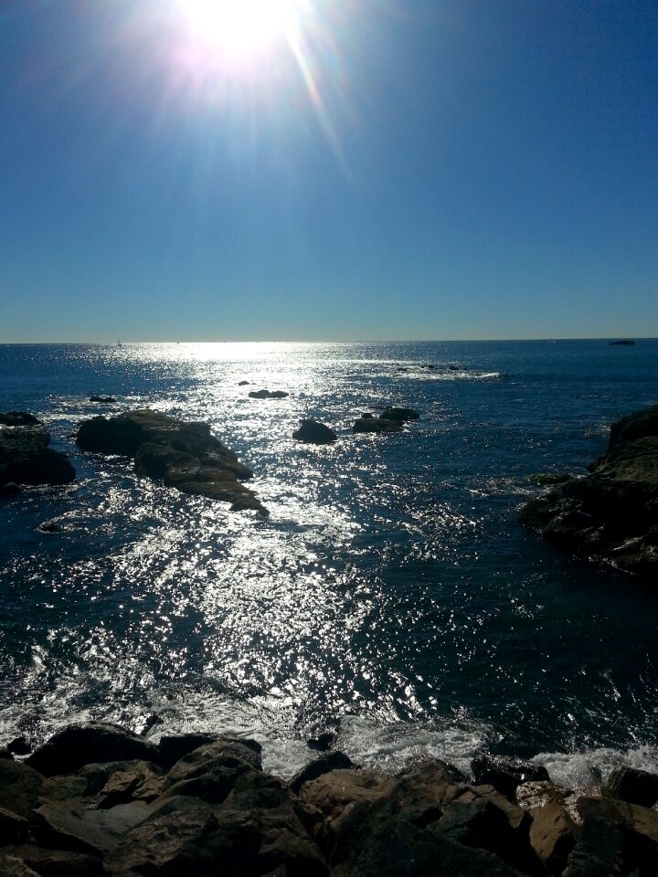 Peaceful tranquil horizon