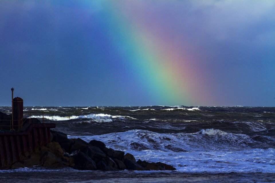 Landscape ocean sea